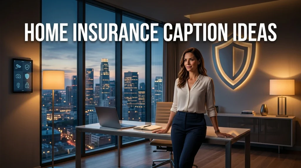 Home Insurance Caption Ideas