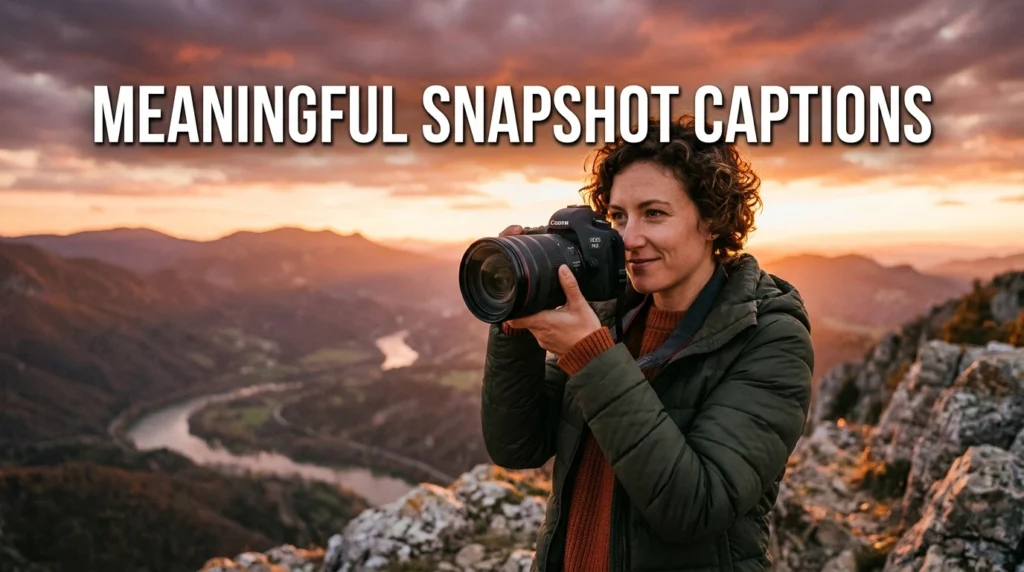 Meaningful Snapshot Captions