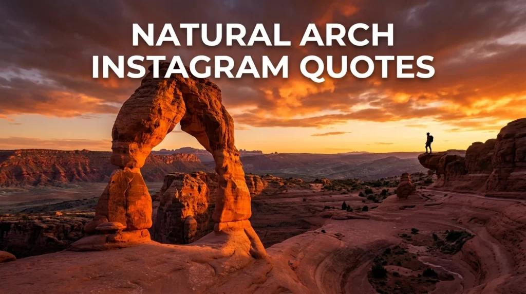 Natural Arch Instagram Quotes