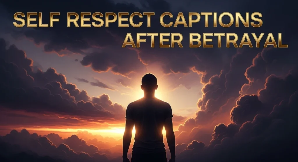 Self Respect Captions After Betrayal