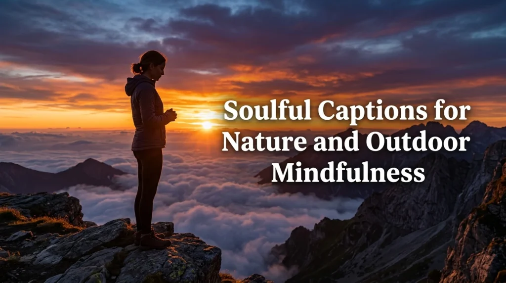 Soulful Captions for Nature and Outdoor Mindfulness