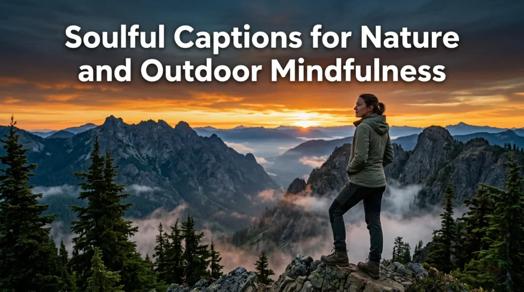 Soulful Captions for Nature and Outdoor Mindfulness