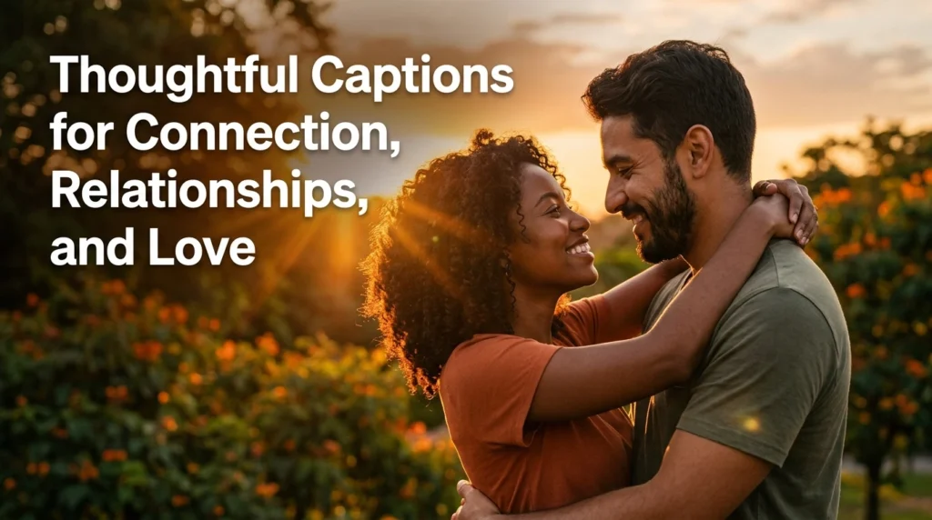 Thoughtful Captions for Connection, Relationships, and Love