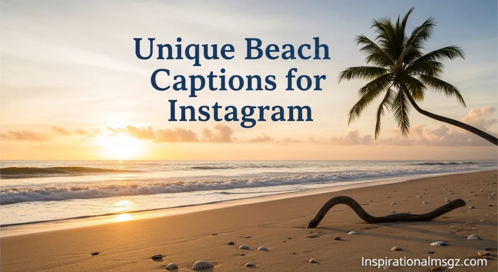 Unique Beach Captions for Instagram