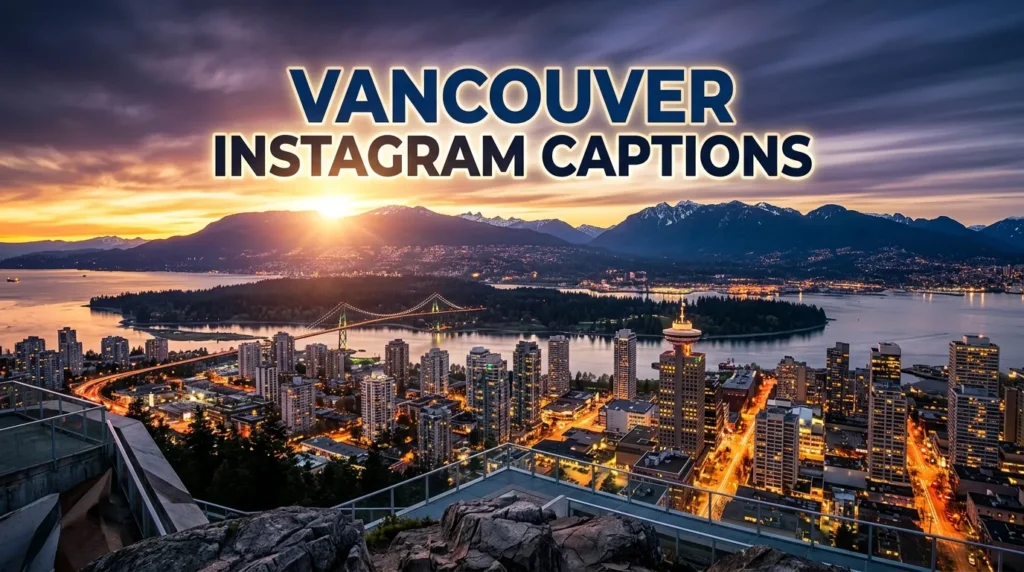 Vancouver Instagram Captions
