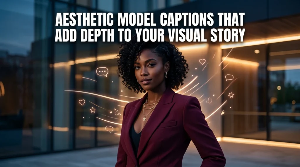 Aesthetic Model Captions That Add Depth to Your Visual Story