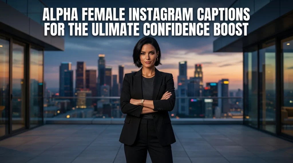Alpha Female Instagram Captions for the Ultimate Confidence Boost