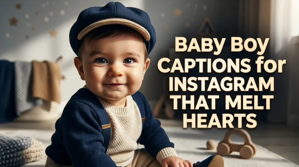 Baby Boy Captions for Instagram That Melt Hearts