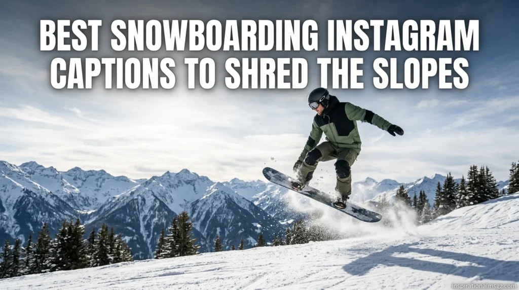 Best Snowboarding Instagram Captions to Shred the Slopes