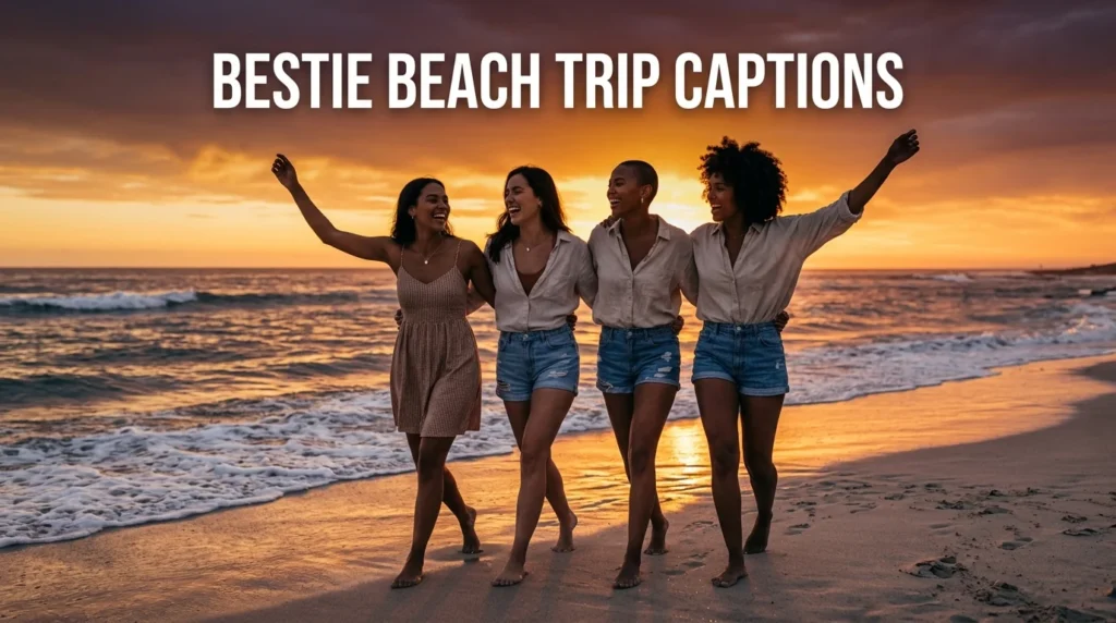 Bestie Beach Trip Captions