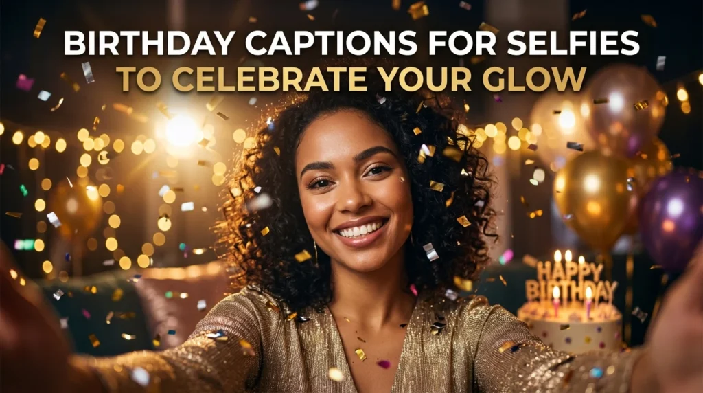 Birthday Captions for Selfies to Celebrate Your Glow