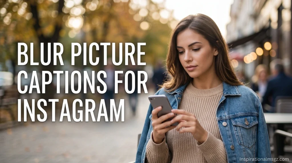 Blur Picture Captions for Instagram