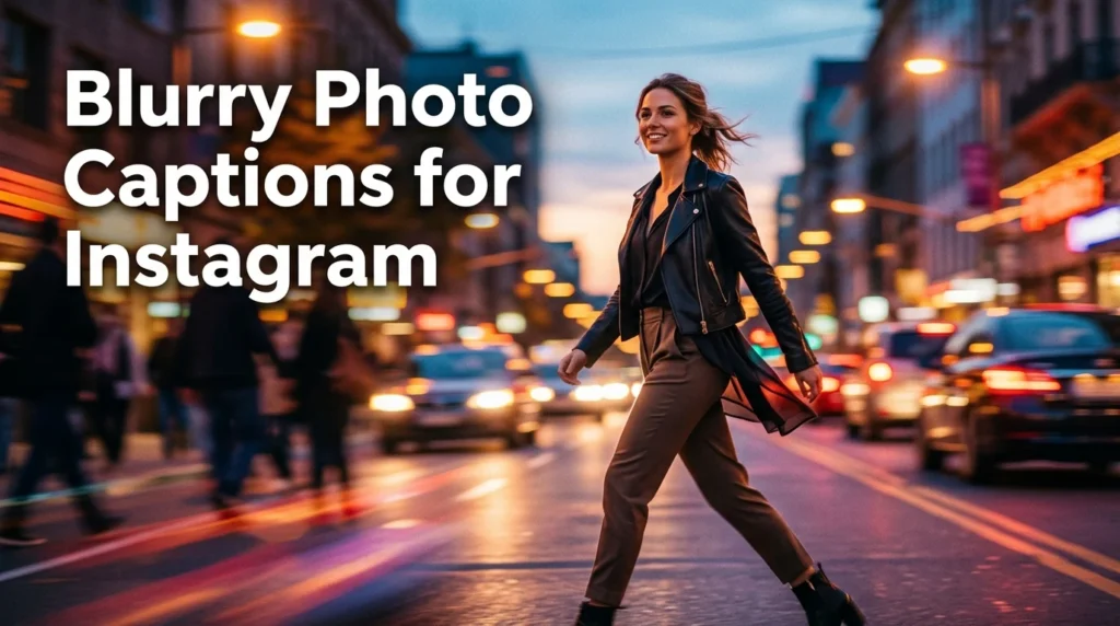 Blurry Photo Captions for Instagram
