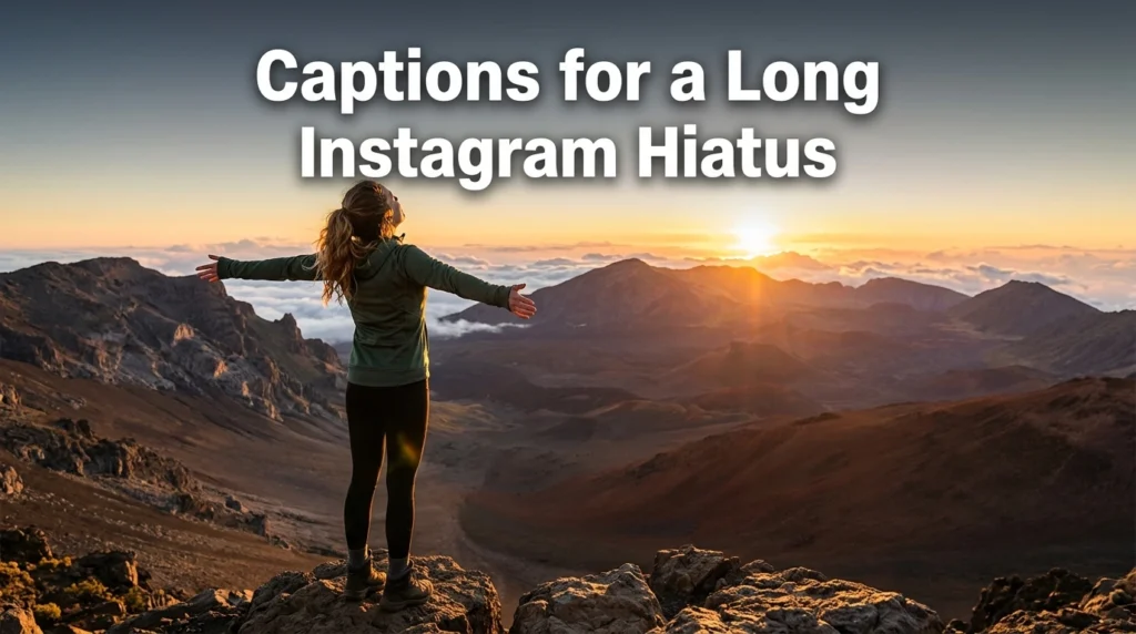 Captions for a Long Instagram Hiatus