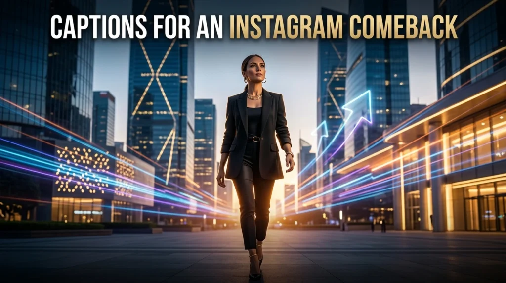 Captions for an Instagram Comeback