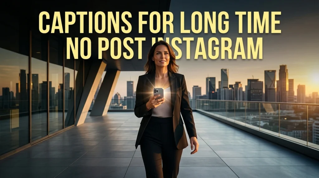Captions for Long Time No Post Instagram