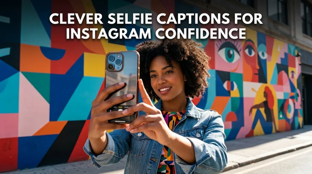 Clever Selfie Captions for Instagram Confidence