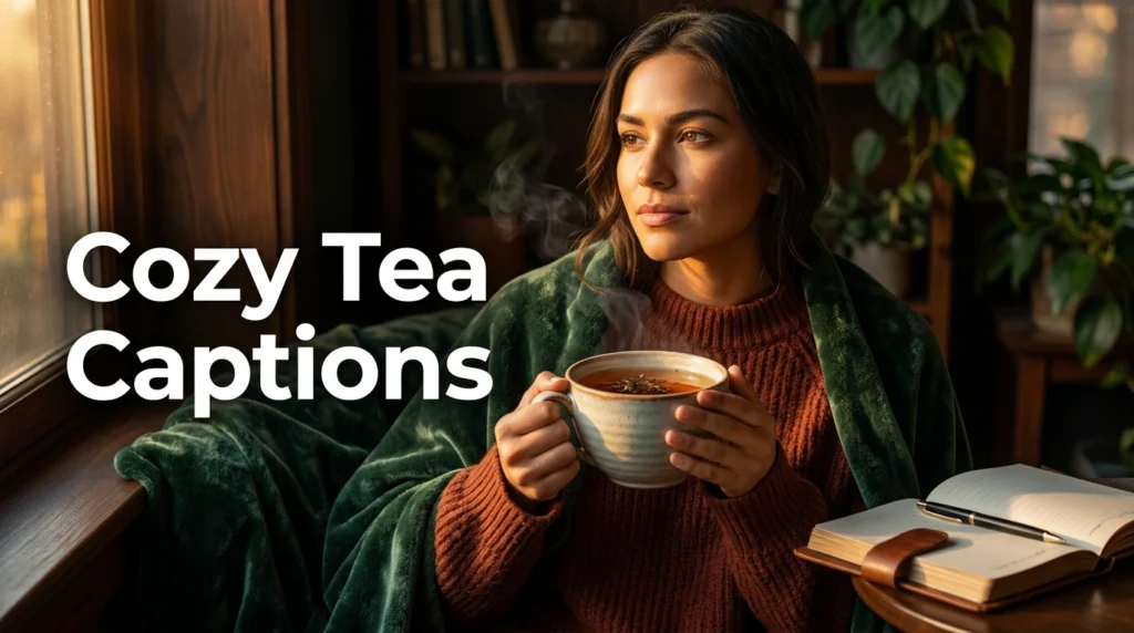 Cozy Tea Captions