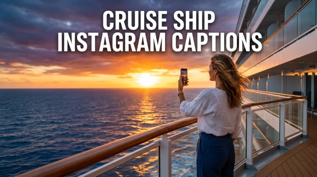Cruise Ship Instagram Captions