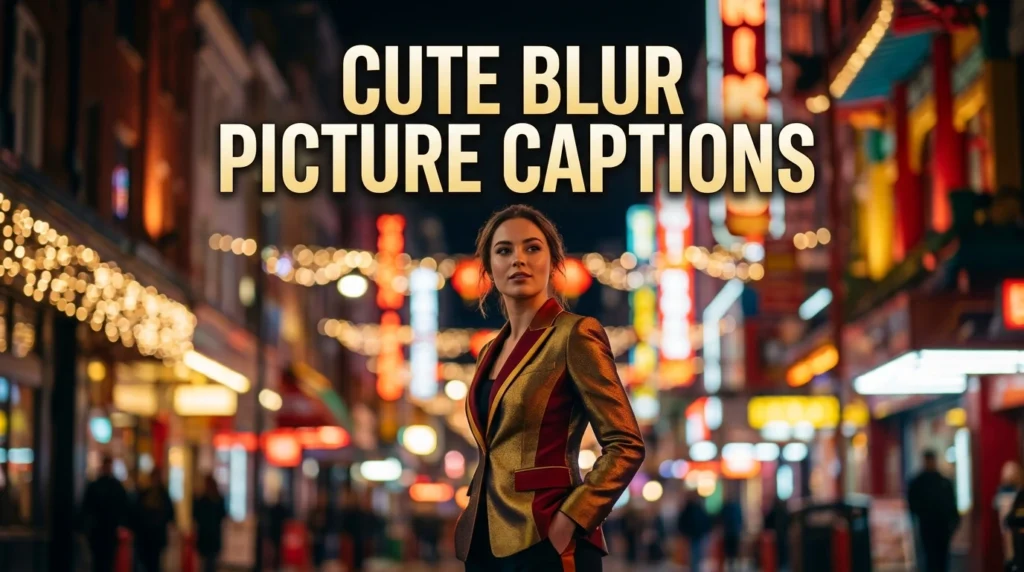 Cute Blur Picture Captions