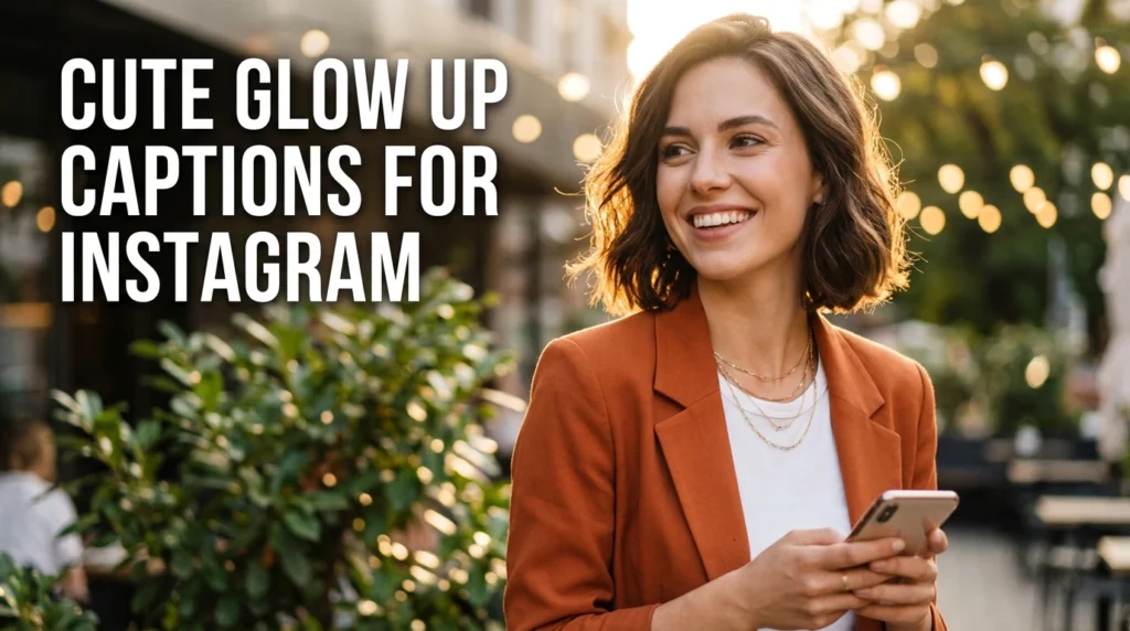 Cute Glow Up Captions for Instagram