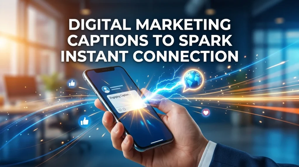 Digital Marketing Captions to Spark Instant Connection