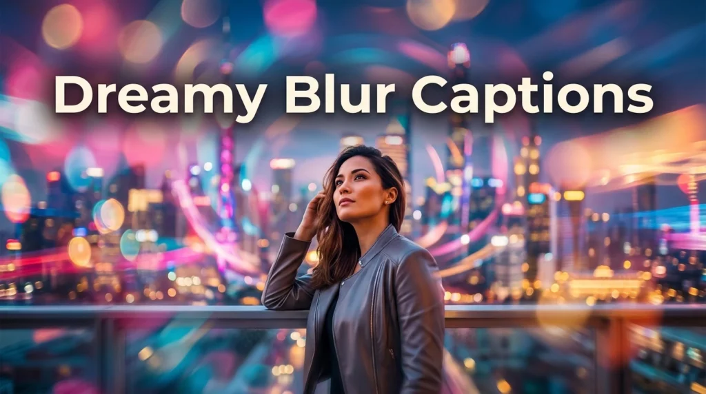 Dreamy Blur Captions