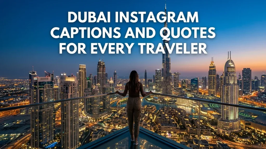 Dubai Instagram Captions and Quotes for Every Traveler