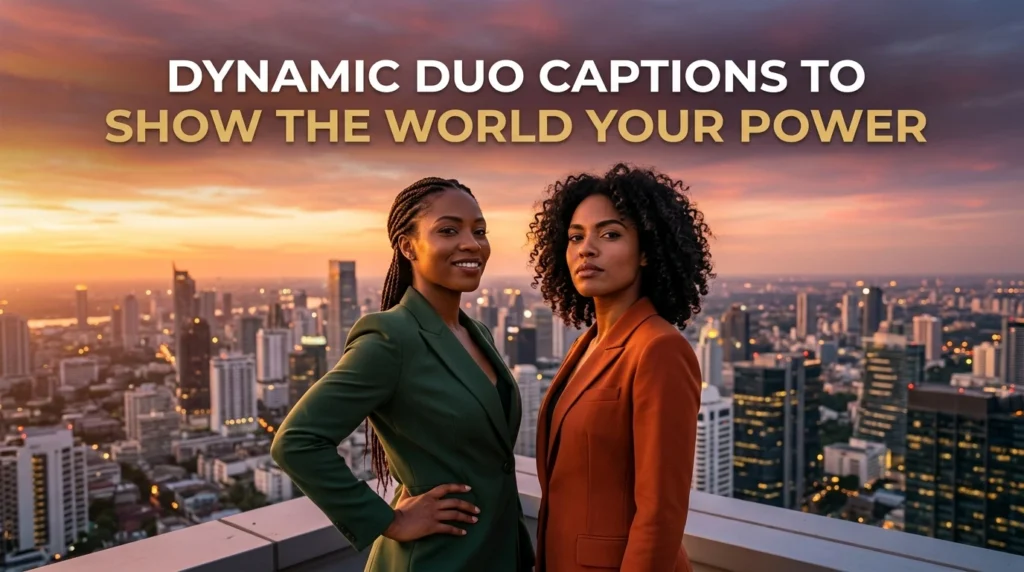 Dynamic Duo Captions to Show the World Your Power
