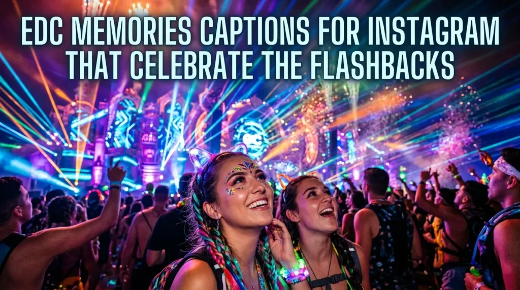 EDC Memories Captions for Instagram That Celebrate the Flashbacks
