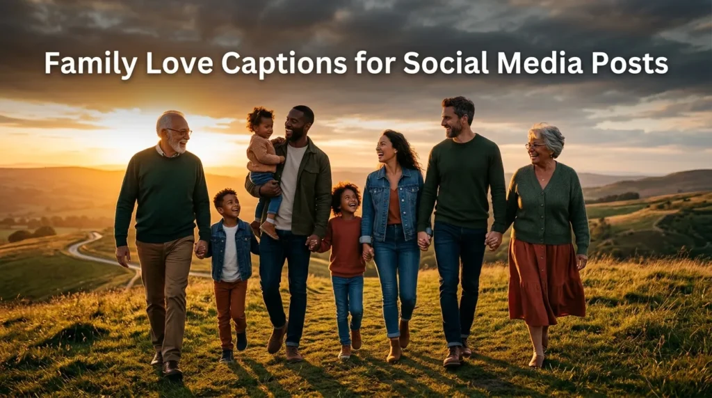 Family Love Captions for Social Media Posts