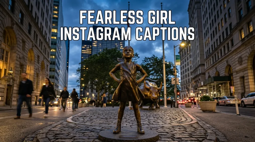 Fearless Girl Instagram Captions