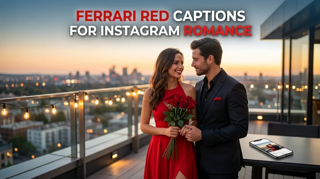 Ferrari Red Captions for Instagram Romance