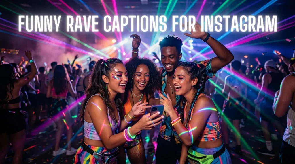 Funny Rave Captions for Instagram