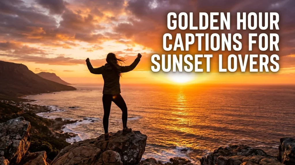 Golden Hour Captions for Sunset Lovers