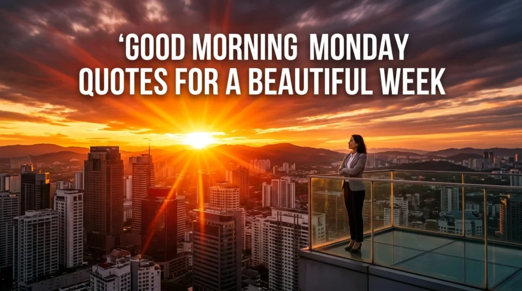 Good Morning Monday Quotes for a Beautiful Week