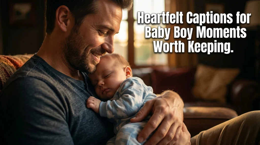 Heartfelt Captions for Baby Boy Moments Worth Keeping