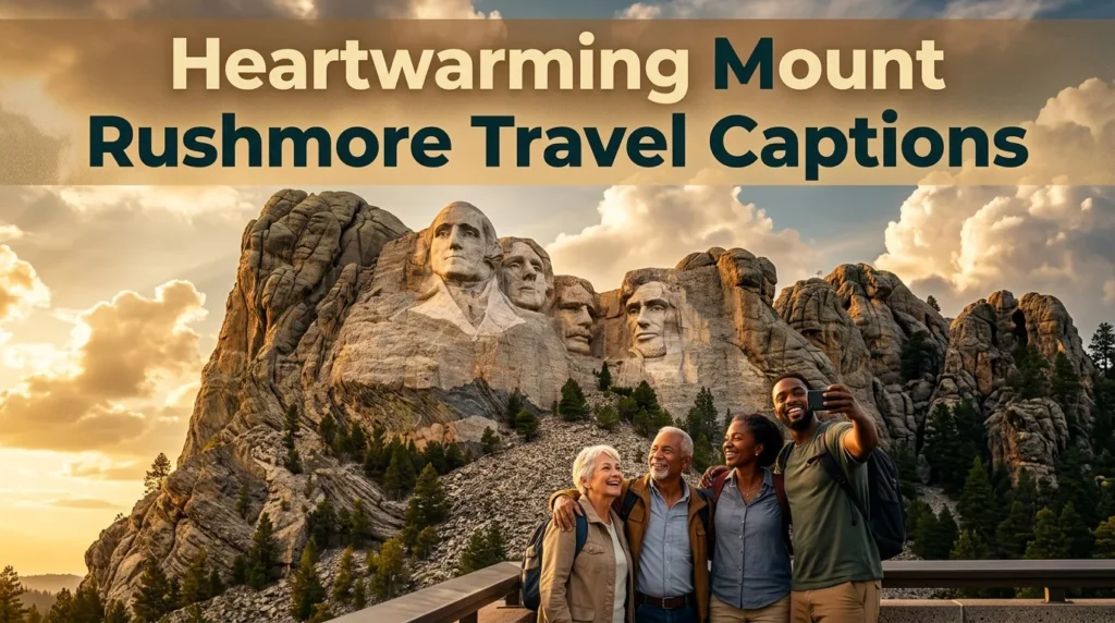 Heartwarming Mount Rushmore Travel Captions