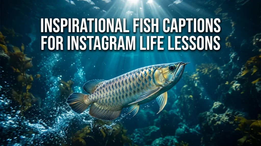 Inspirational Fish Captions for Instagram Life Lessons