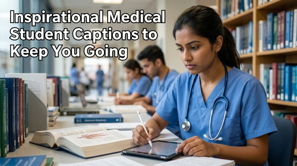 Inspirational Medical Student Captions to Keep You Going