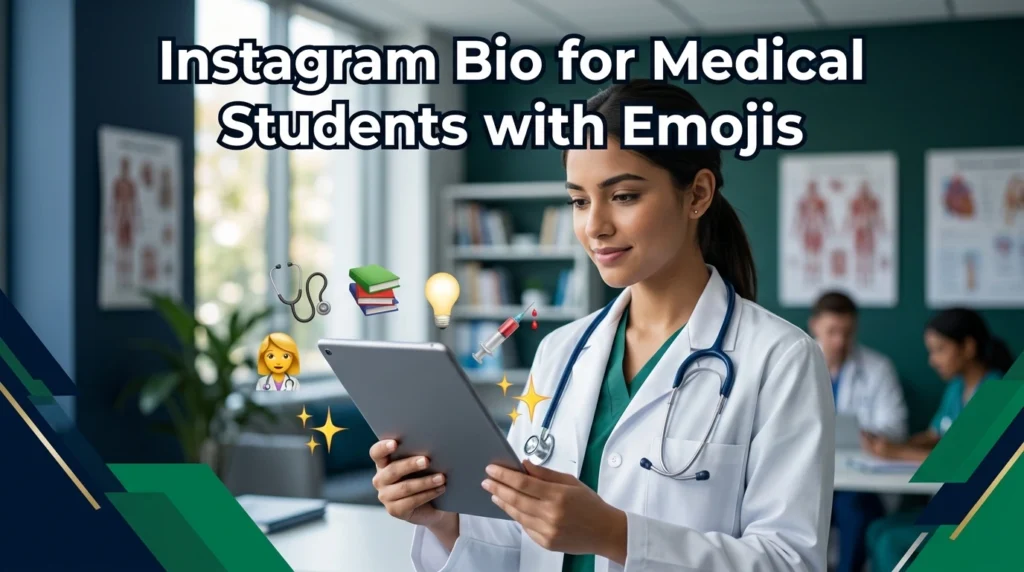 Instagram Bio for Medical Students with Emojis