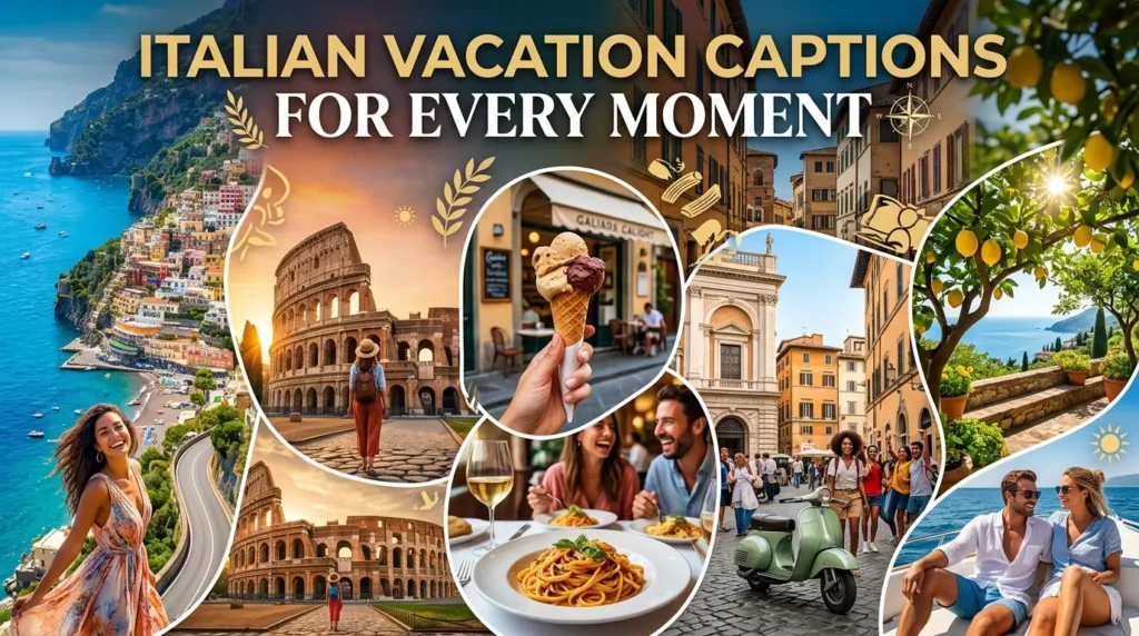 Italian Vacation Captions for Every Moment