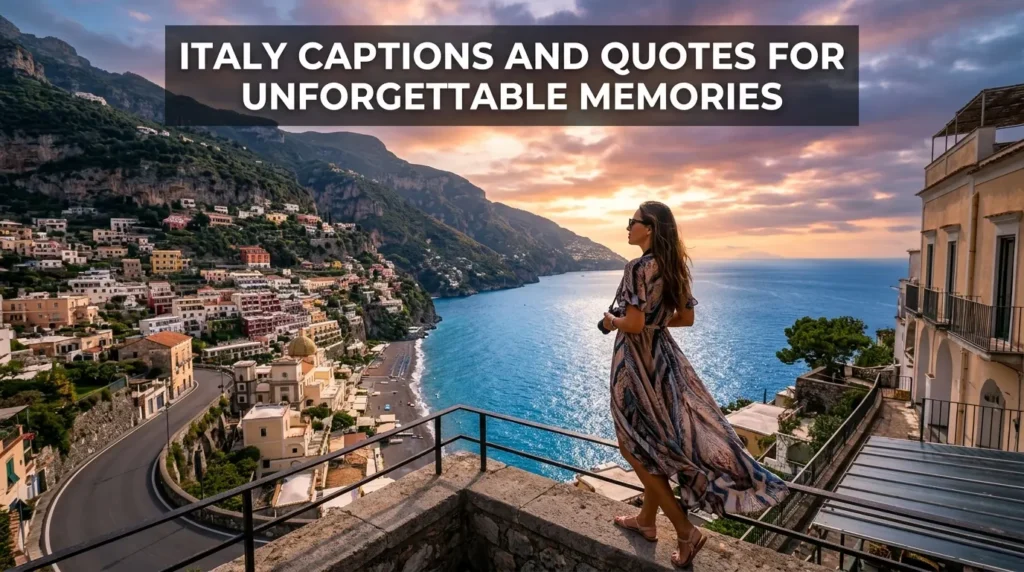 Italy Captions and Quotes for Unforgettable Memories