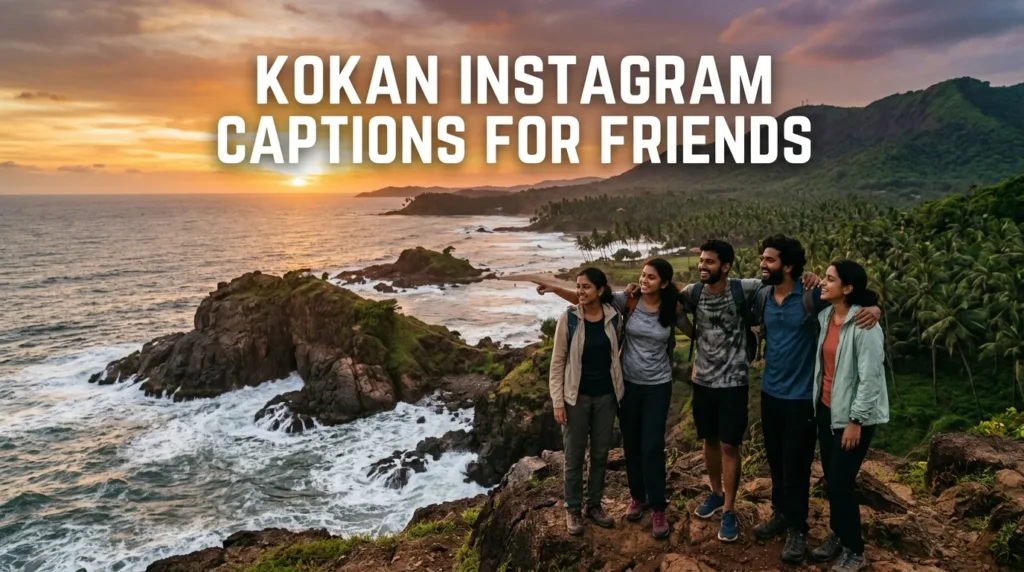 Kokan Instagram Captions for Friends