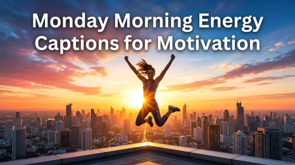 Monday Morning Energy Captions for Motivation