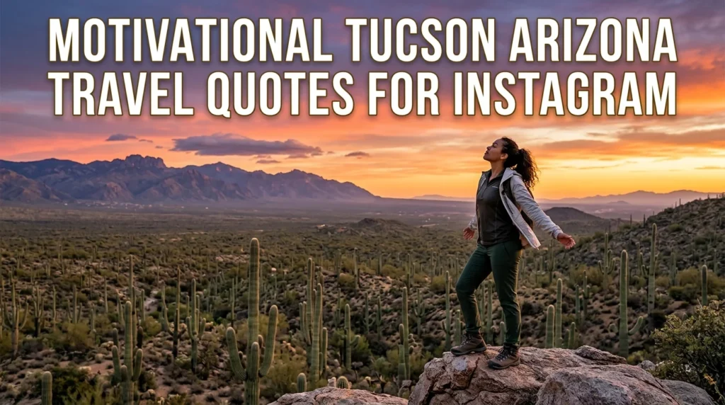 Motivational Tucson Arizona Travel Quotes For Instagram
