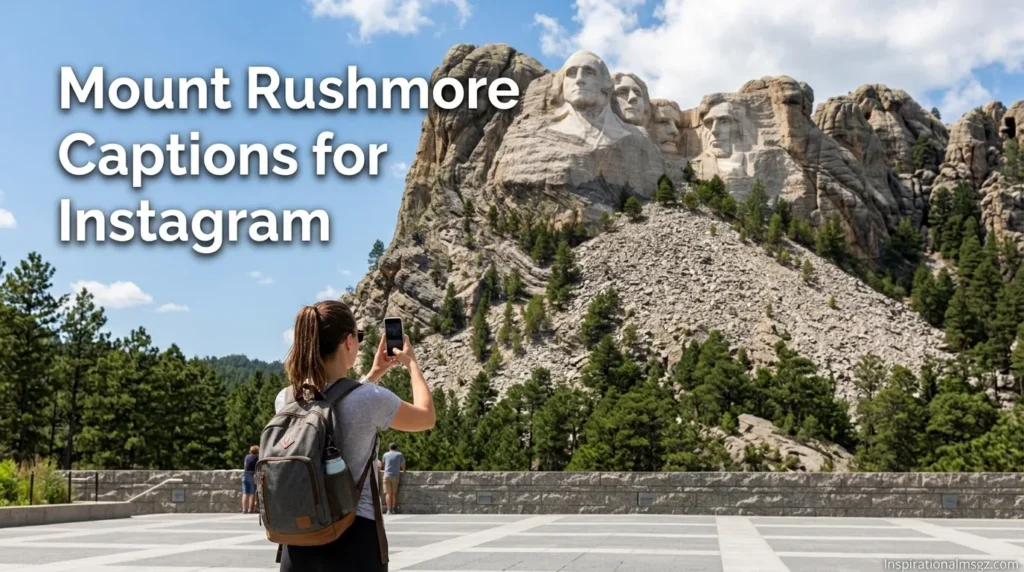 Mount Rushmore Captions for Instagram