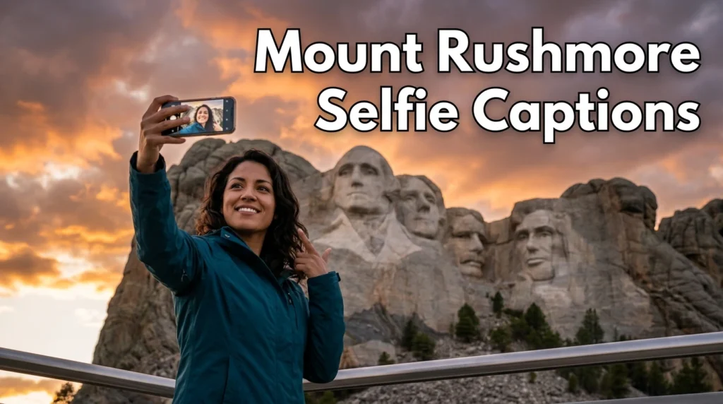 Mount Rushmore Selfie Captions