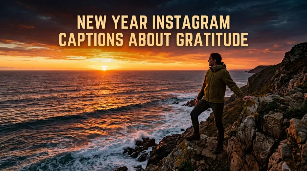 New Year Instagram Captions About Gratitude