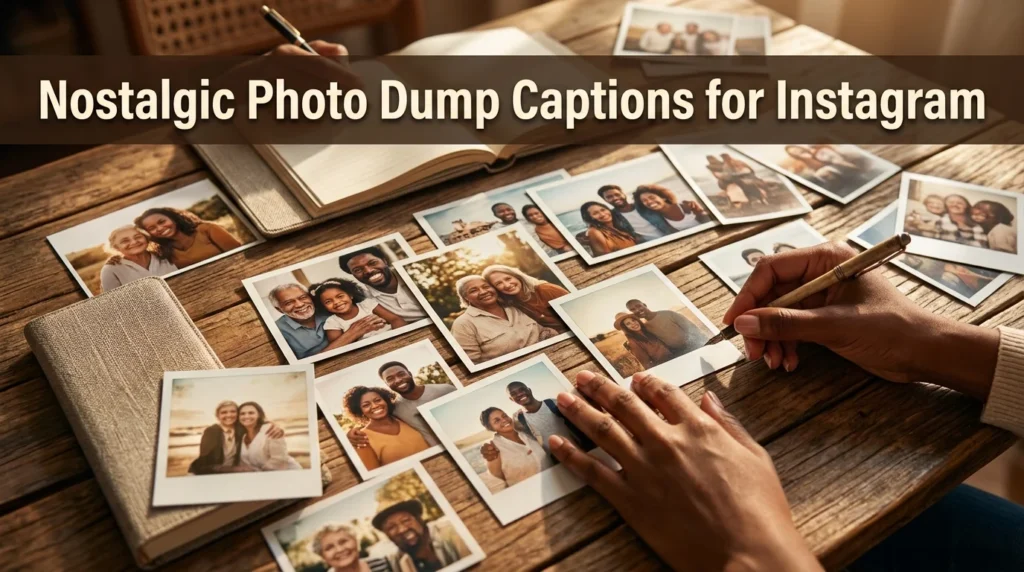 Nostalgic Photo Dump Captions for Instagram